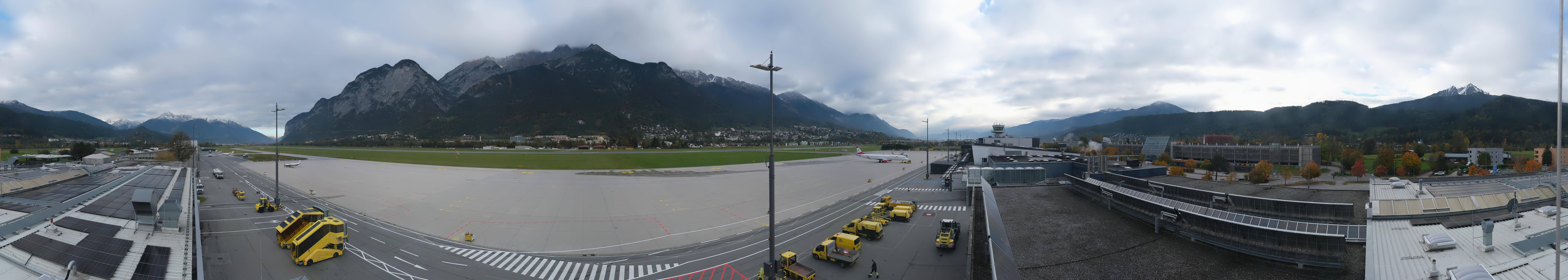 Archived image Webcam Airport Innsbruck Panorama