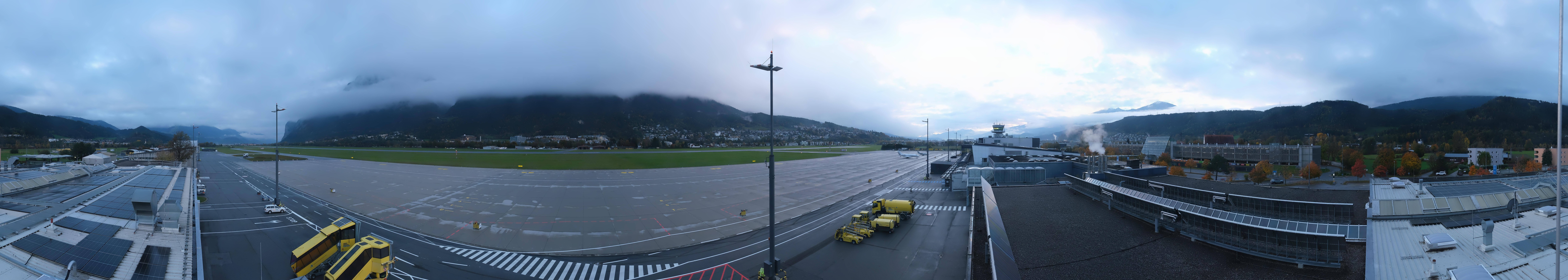 Archiv Foto Webcam Panorama Innsbruck Flughafen