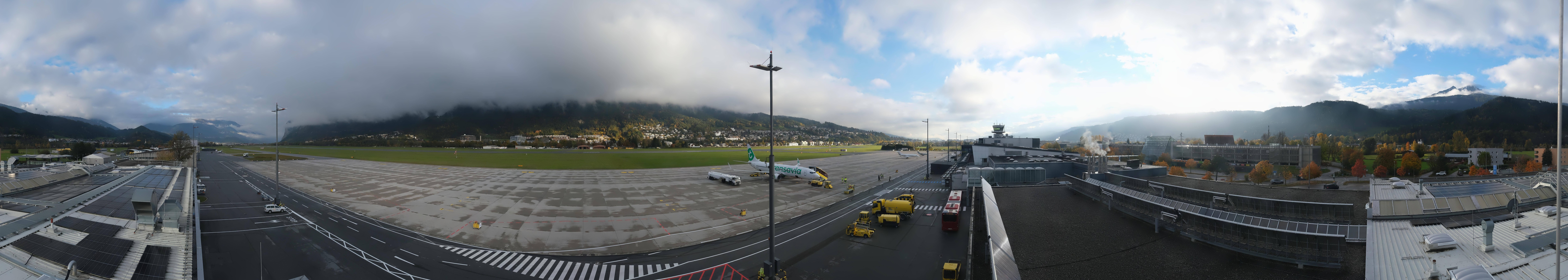 Archiv Foto Webcam Panorama Innsbruck Flughafen