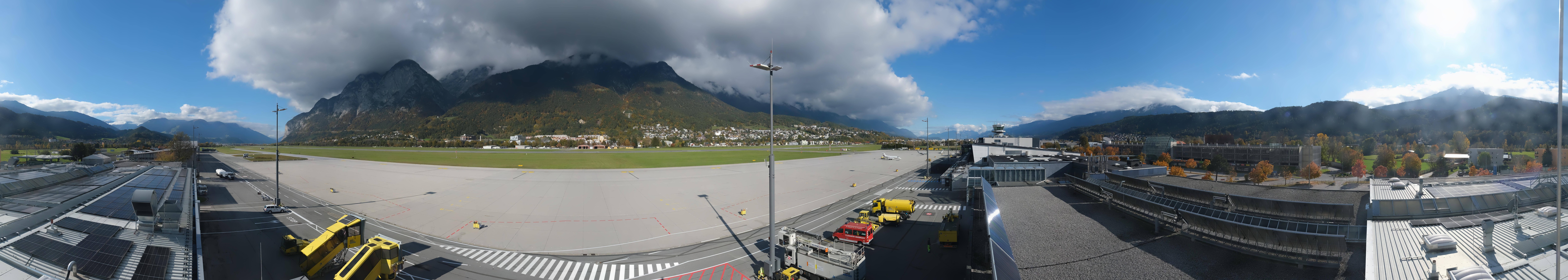 Archiv Foto Webcam Panorama Innsbruck Flughafen