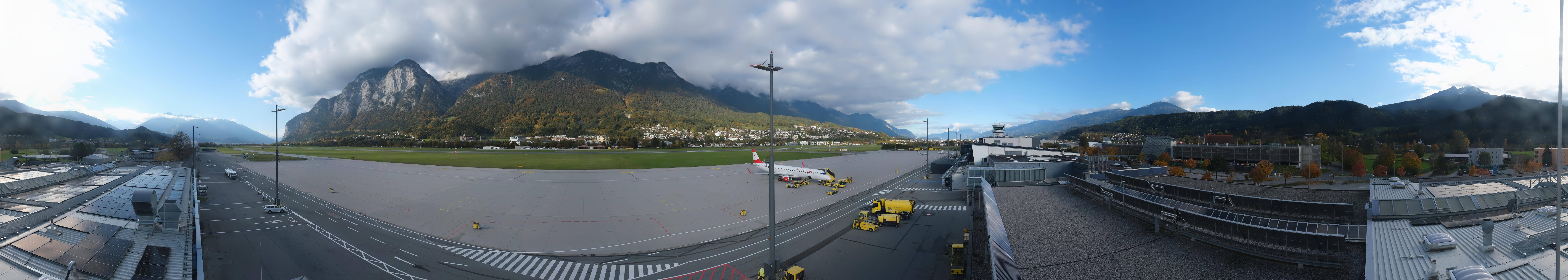 Archiv Foto Webcam Panorama Innsbruck Flughafen
