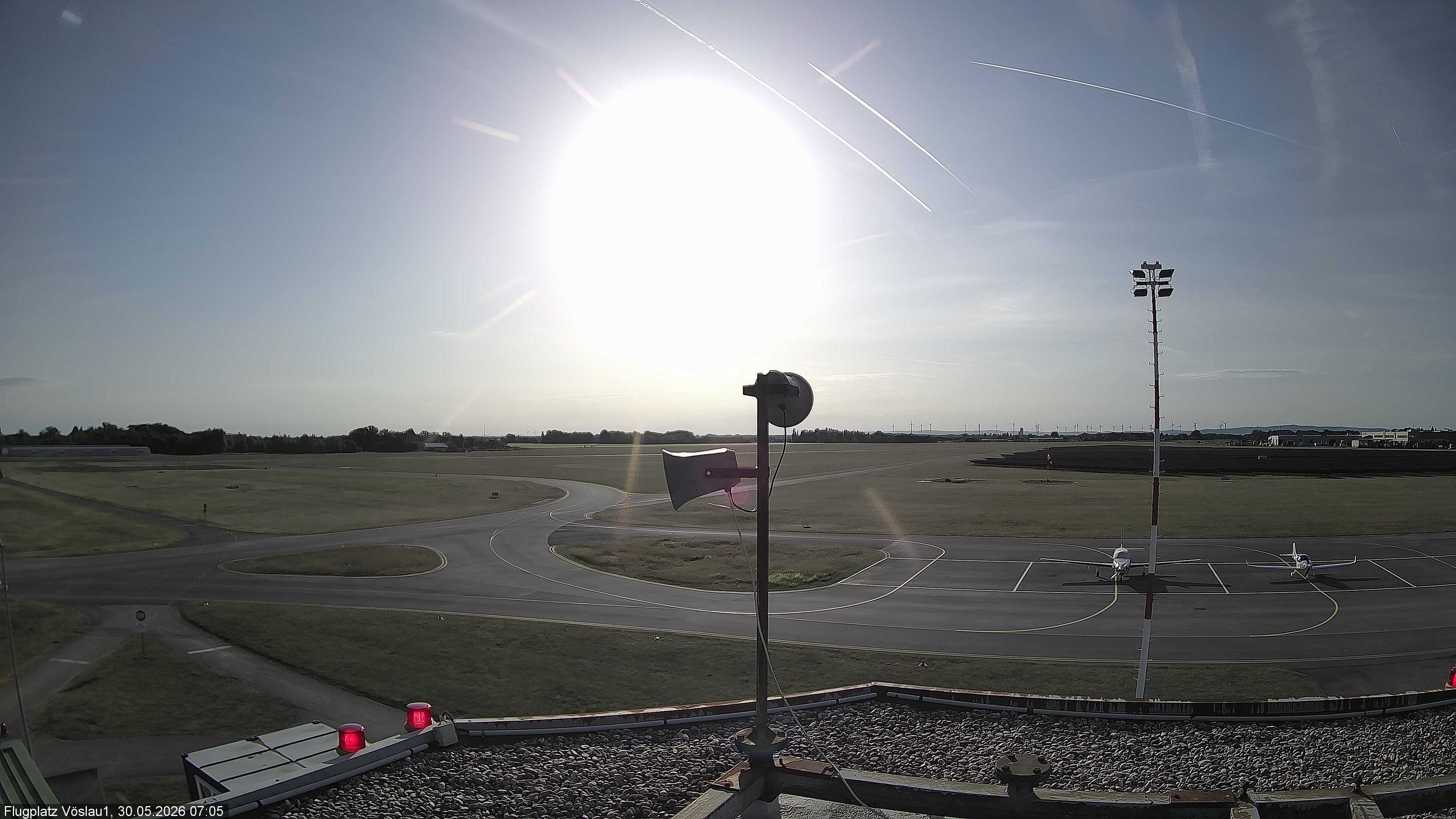 Archiv Foto Webcam Blick auf Flugplatz Bad Vöslau-Kottingbrunn