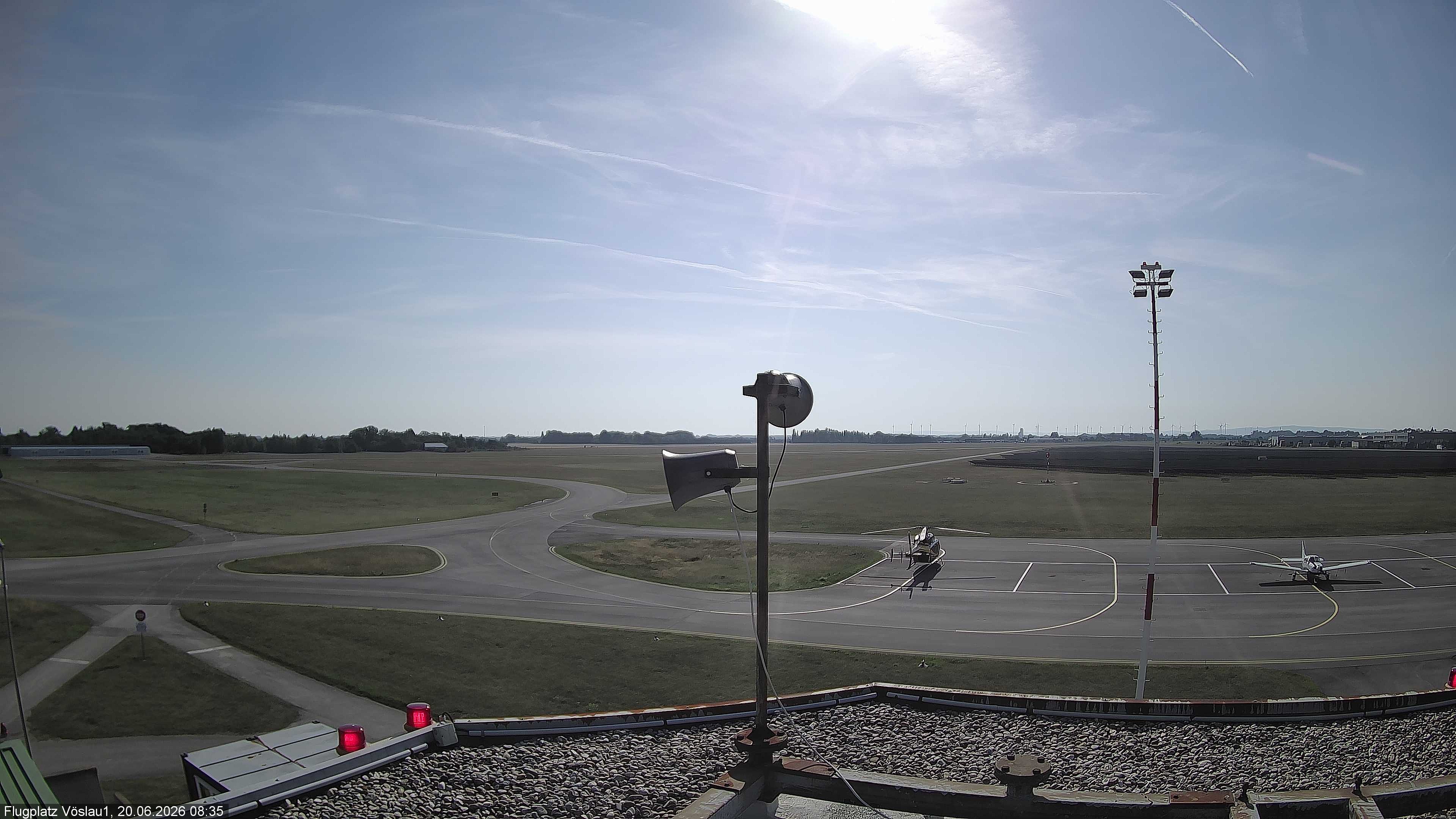 Archiv Foto Webcam Blick auf Flugplatz Bad Vöslau-Kottingbrunn