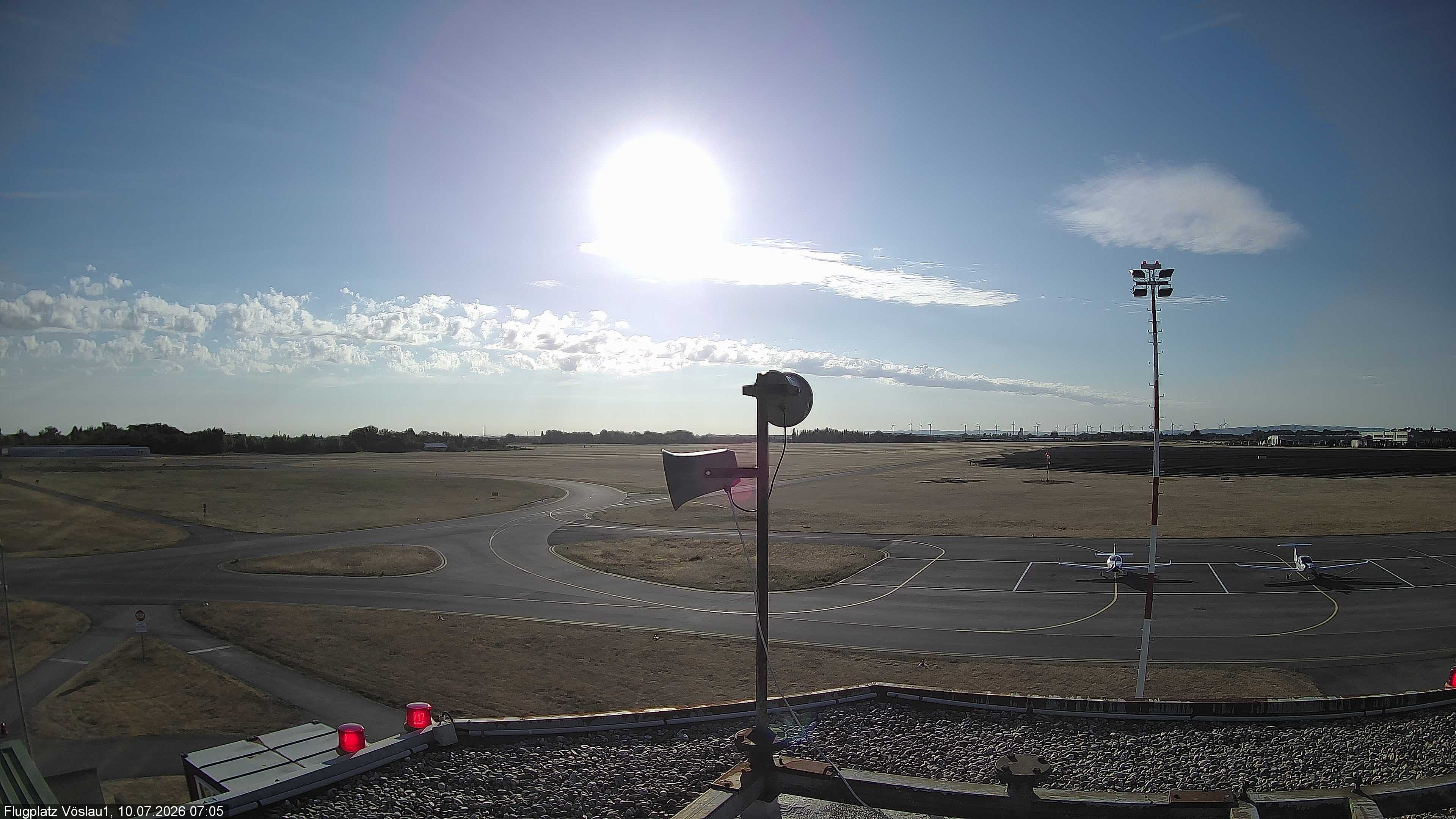 Archiv Foto Webcam Blick auf Flugplatz Bad Vöslau-Kottingbrunn