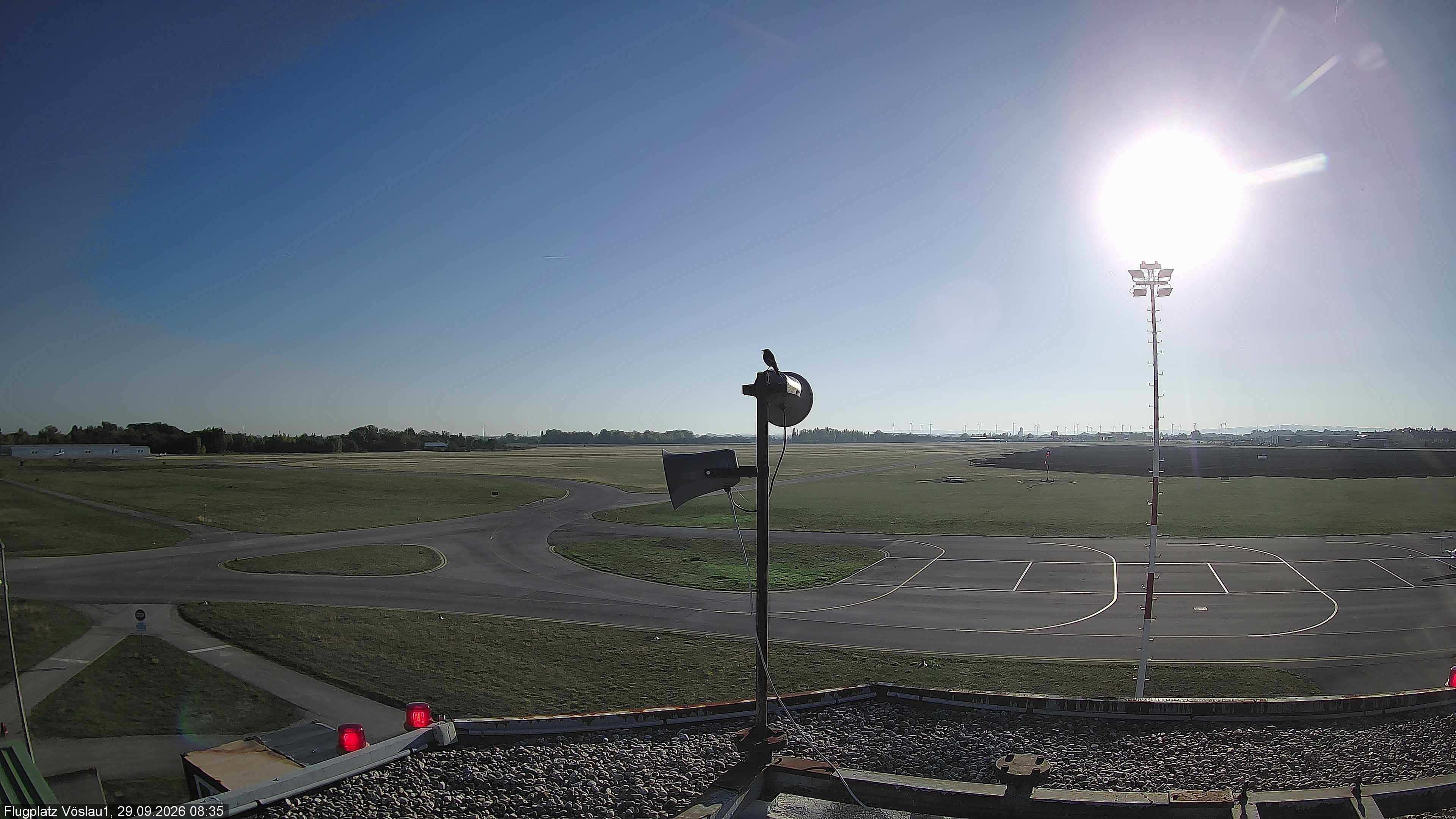 Archiv Foto Webcam Blick auf Flugplatz Bad Vöslau-Kottingbrunn