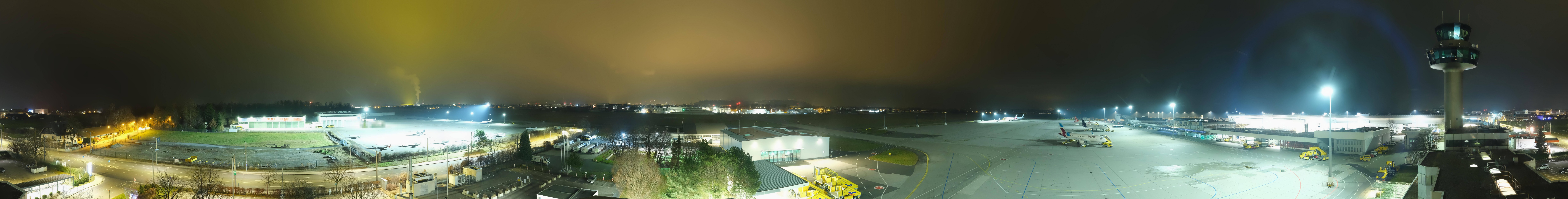 Archiv Foto Webcam Flughafen Salzburg