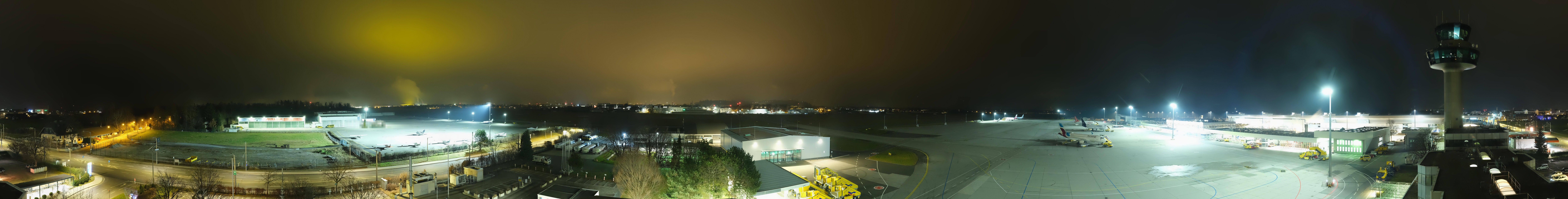 Archiv Foto Webcam Flughafen Salzburg