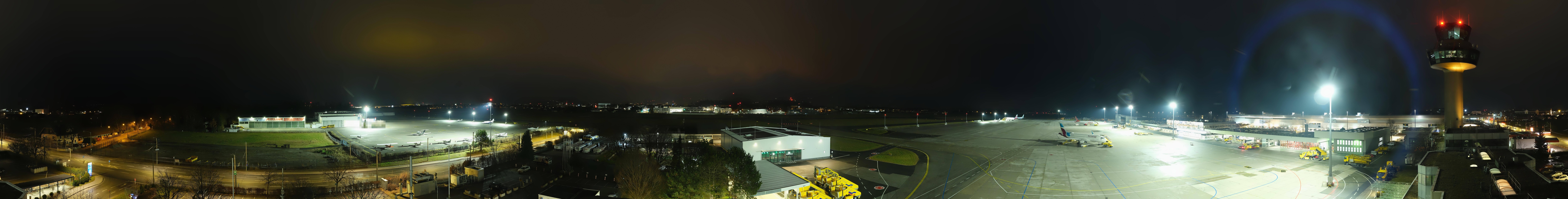 Archiv Foto Webcam Flughafen Salzburg