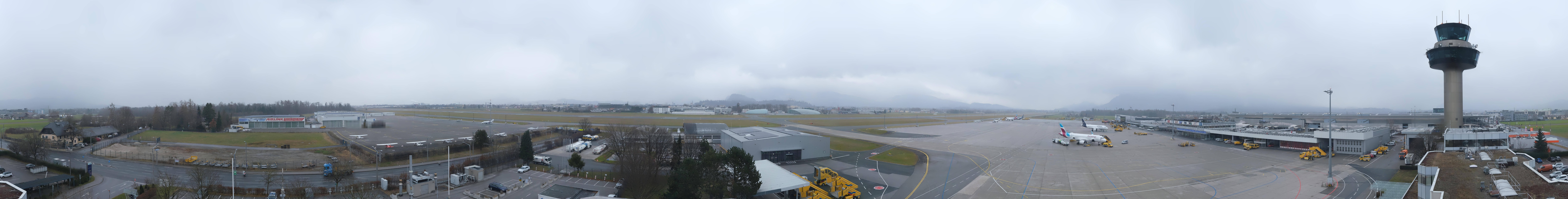 Archiv Foto Webcam Flughafen Salzburg