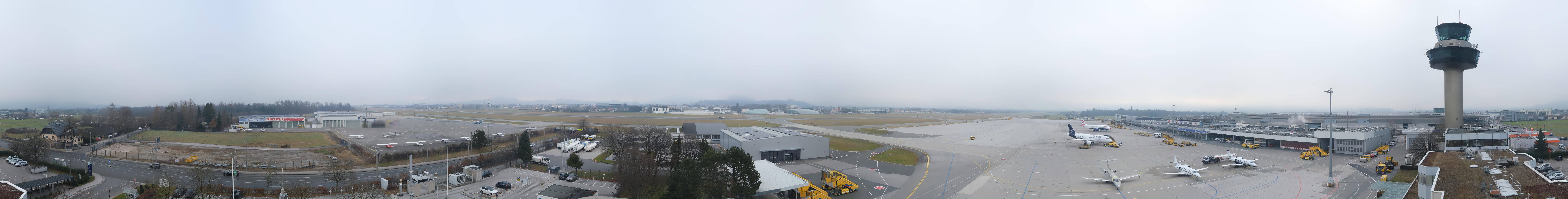 Archiv Foto Webcam Flughafen Salzburg