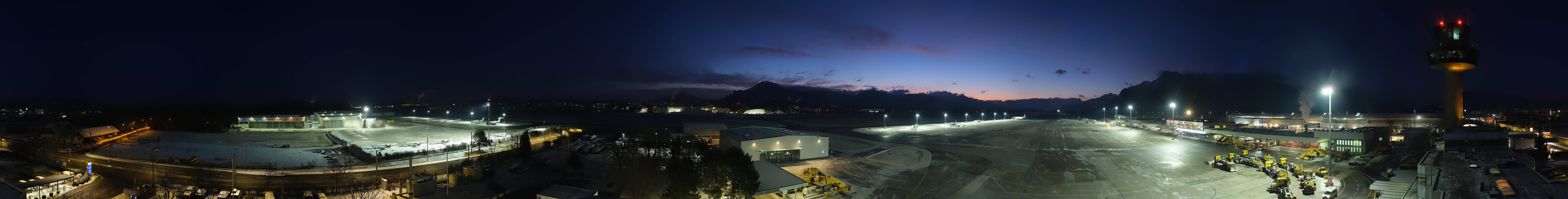 Archiv Foto Webcam Flughafen Salzburg