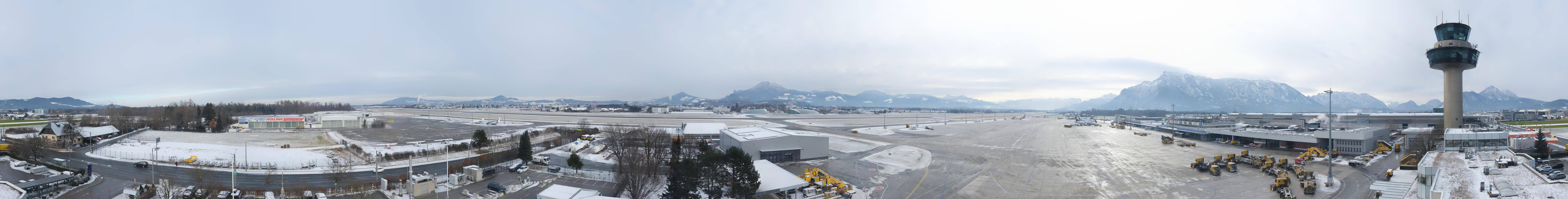 Archiv Foto Webcam Flughafen Salzburg
