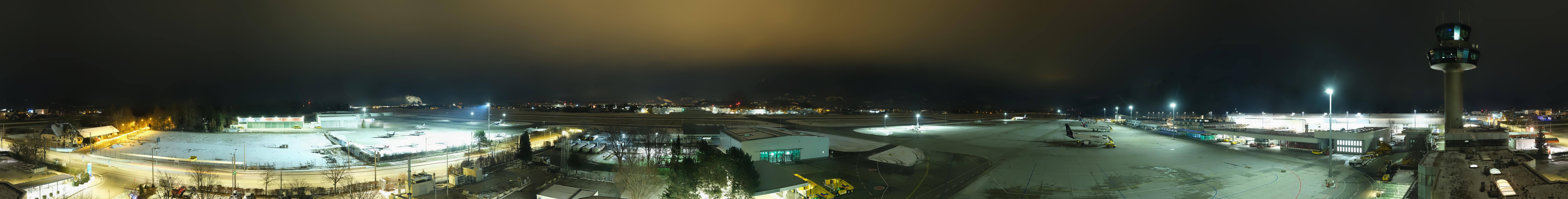 Archiv Foto Webcam Flughafen Salzburg