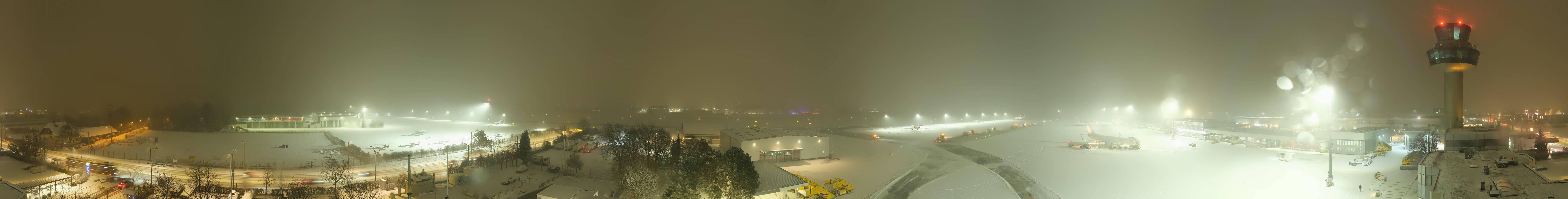 Archiv Foto Webcam Flughafen Salzburg