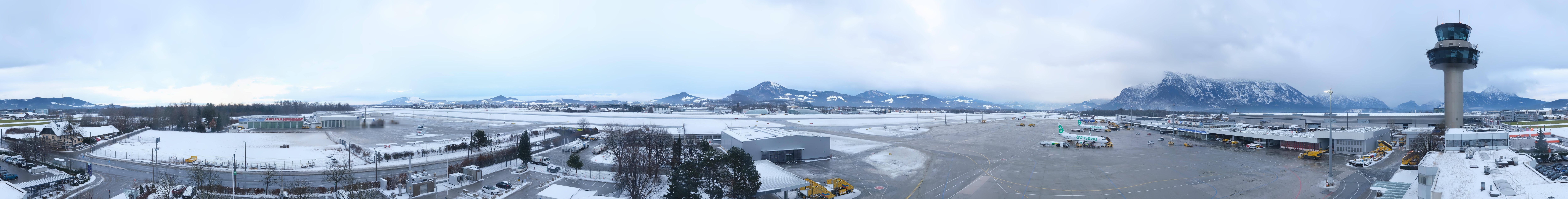 Archived image Webcam Salzburg Airport Panorama