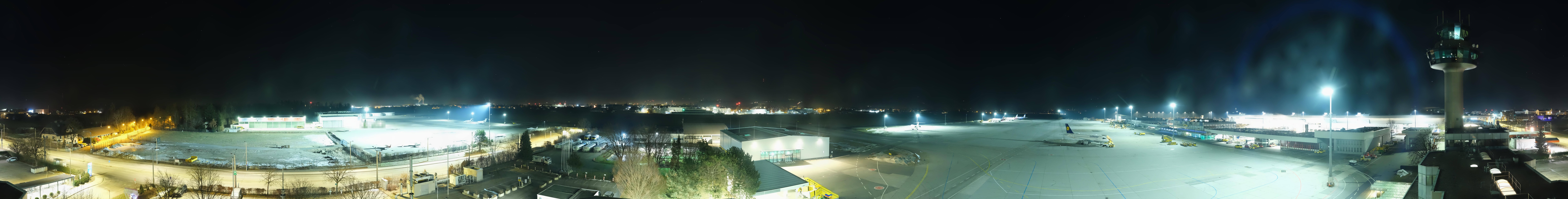 Archiv Foto Webcam Flughafen Salzburg