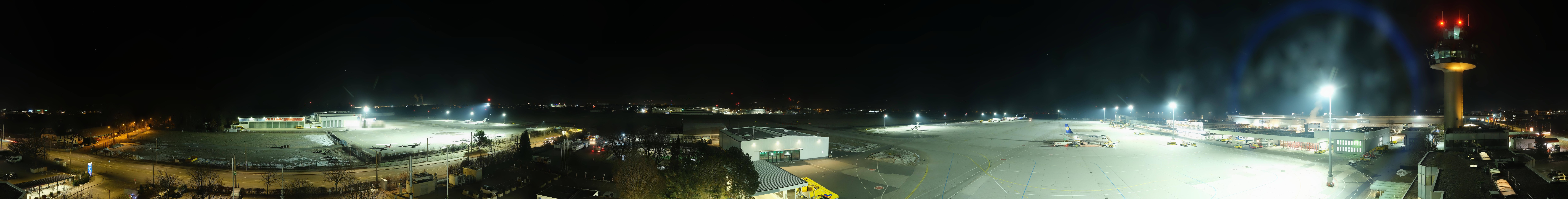 Archiv Foto Webcam Flughafen Salzburg