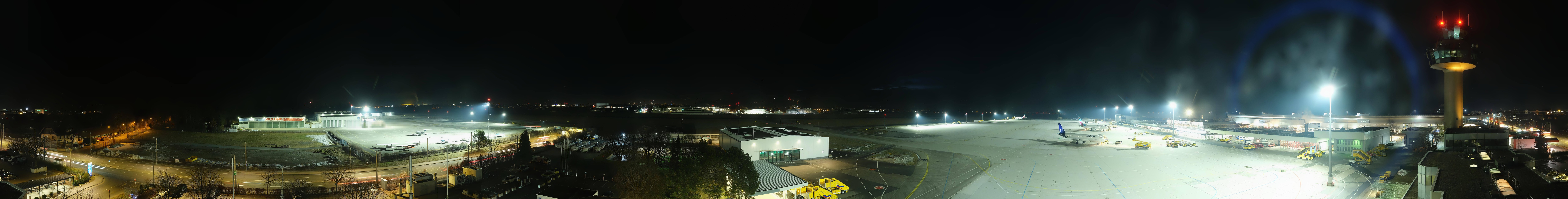 Archiv Foto Webcam Flughafen Salzburg