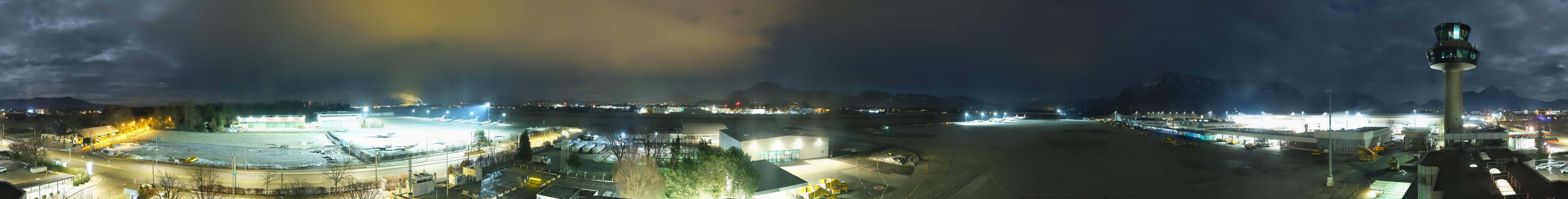 Archiv Foto Webcam Flughafen Salzburg