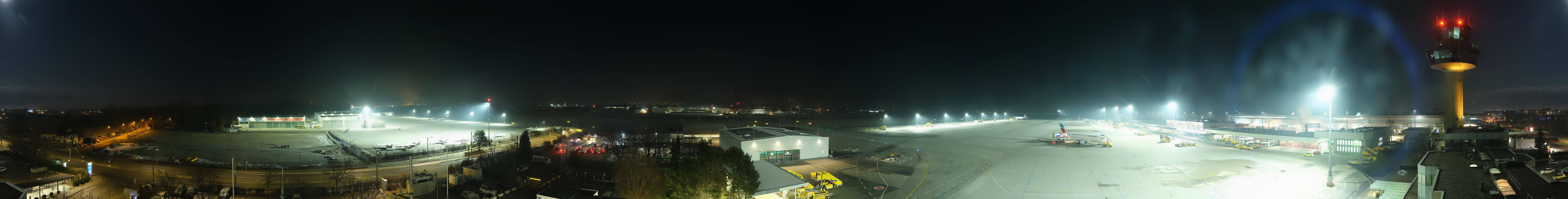 Archiv Foto Webcam Flughafen Salzburg