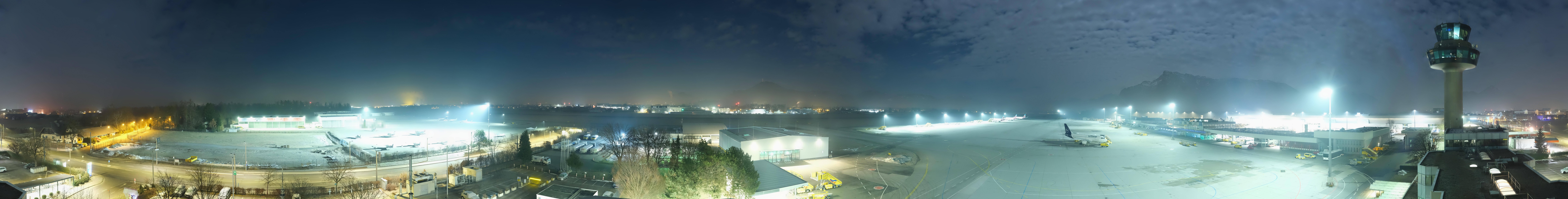 Archiv Foto Webcam Flughafen Salzburg
