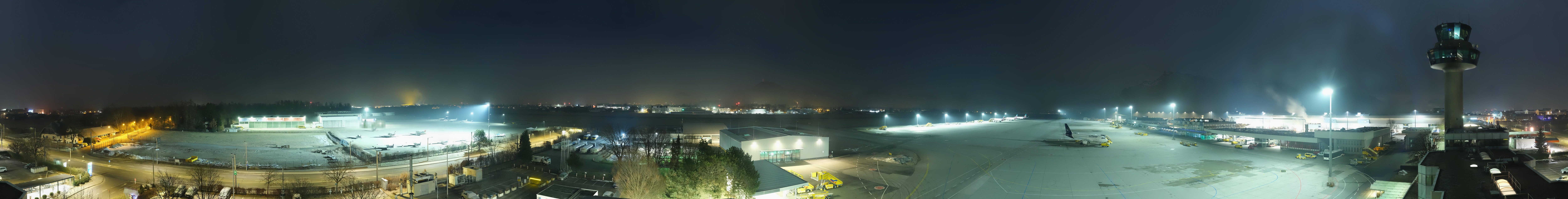 Archiv Foto Webcam Flughafen Salzburg