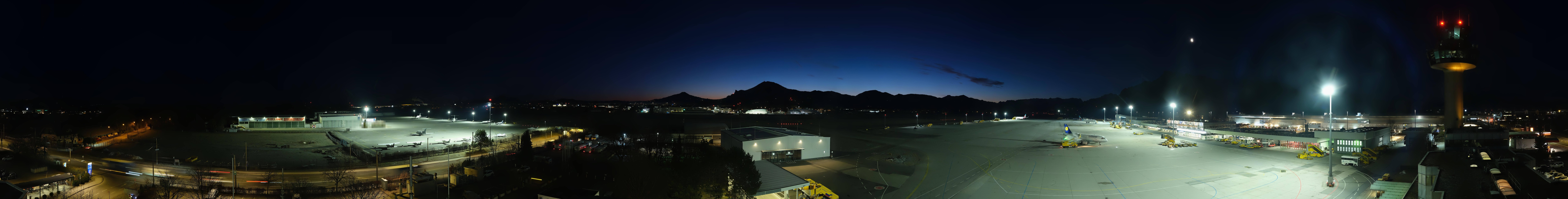 Archiv Foto Webcam Flughafen Salzburg