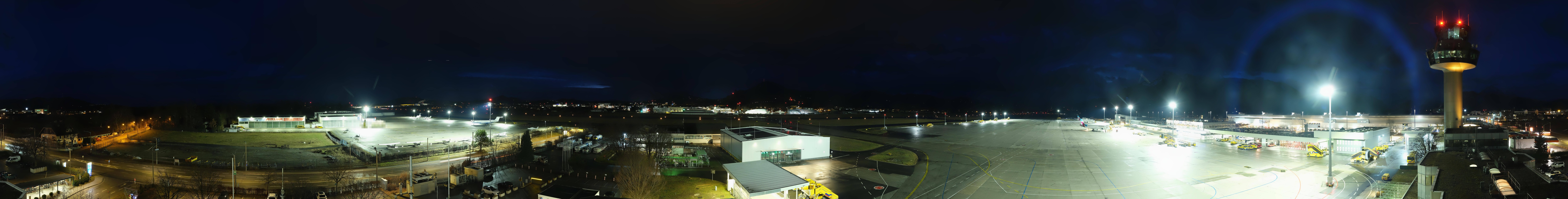 Archiv Foto Webcam Flughafen Salzburg