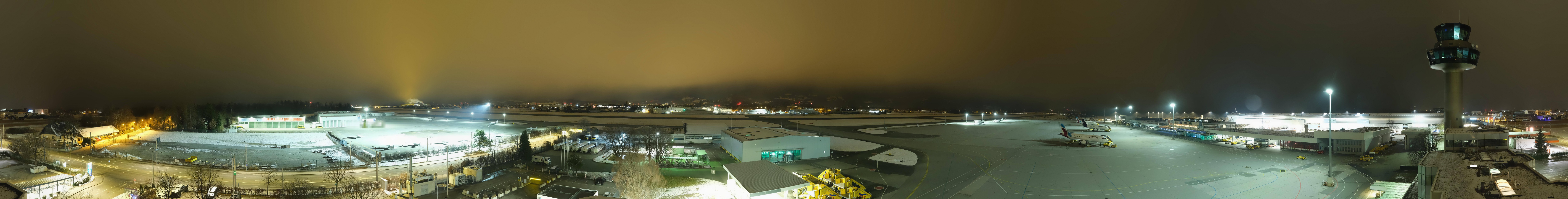 Archiv Foto Webcam Flughafen Salzburg