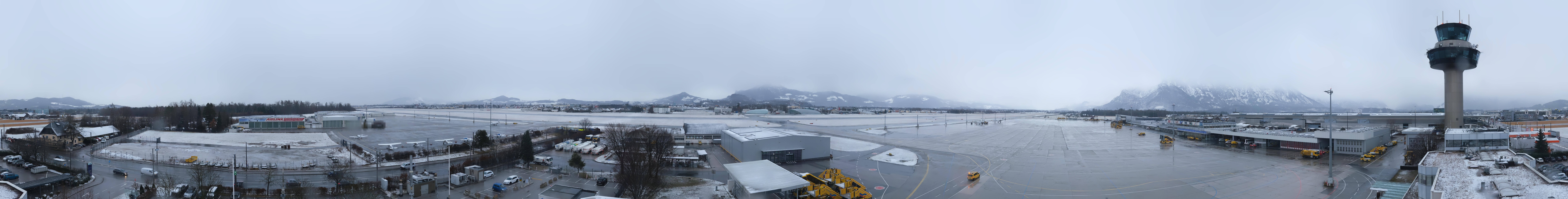Archiv Foto Webcam Flughafen Salzburg
