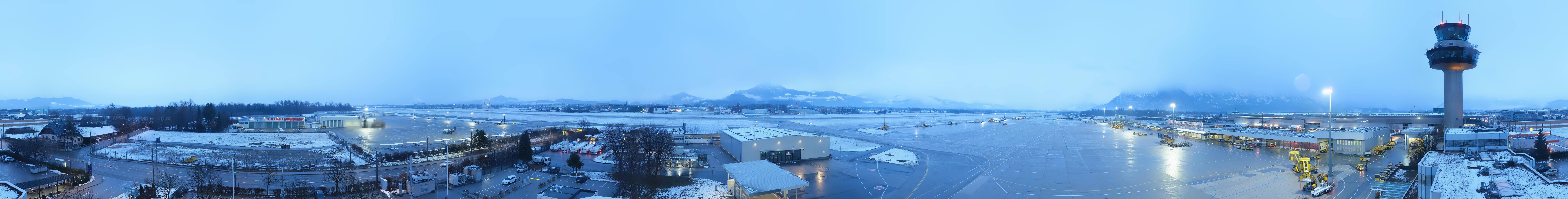 Archiv Foto Webcam Flughafen Salzburg