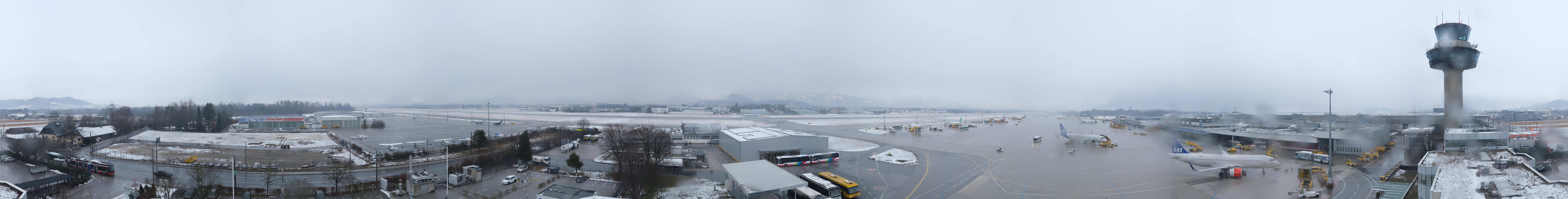 Archiv Foto Webcam Flughafen Salzburg