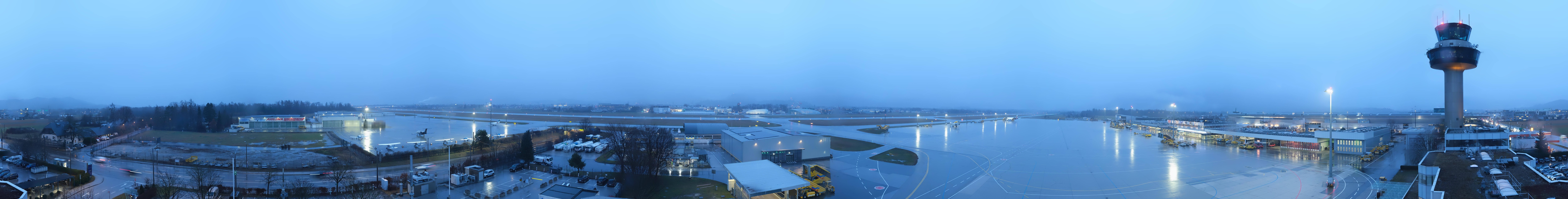 Archiv Foto Webcam Flughafen Salzburg