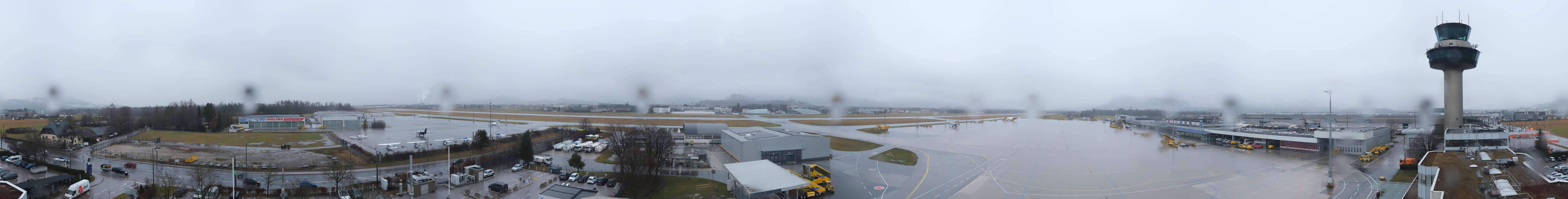 Archiv Foto Webcam Flughafen Salzburg