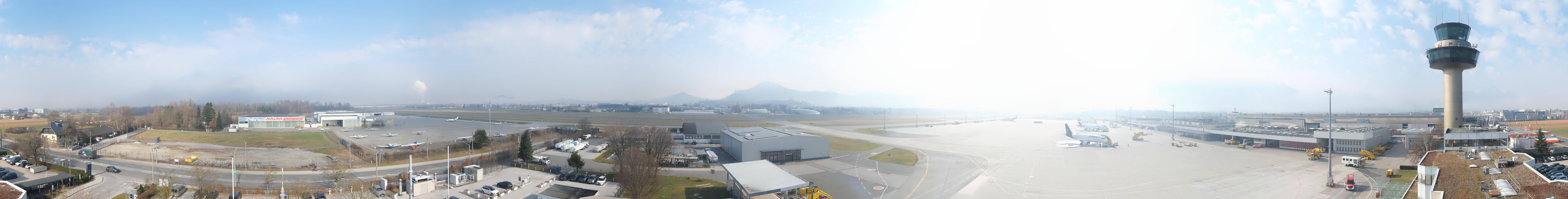 Archived image Webcam Salzburg Airport Panorama