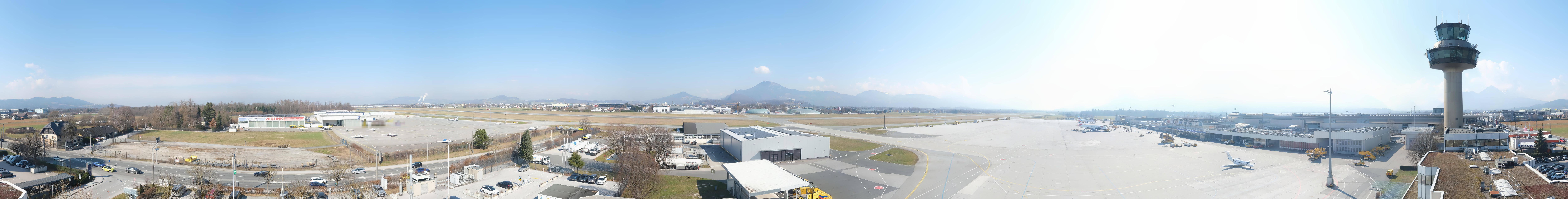 Archived image Webcam Salzburg Airport Panorama