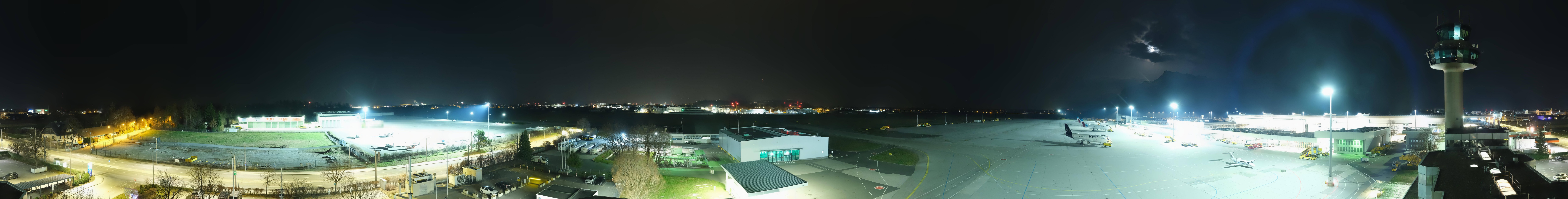 Archiv Foto Webcam Flughafen Salzburg
