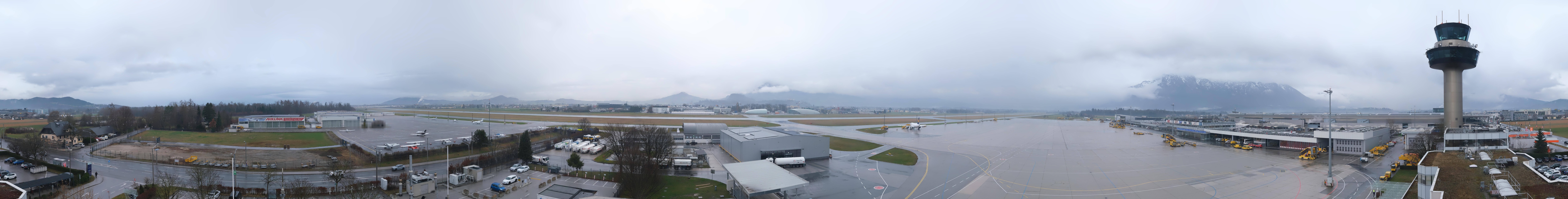 Archived image Webcam Salzburg Airport Panorama