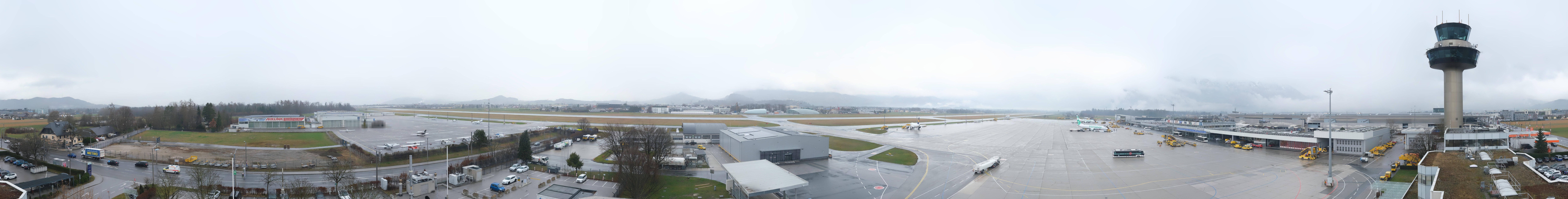 Archived image Webcam Salzburg Airport Panorama
