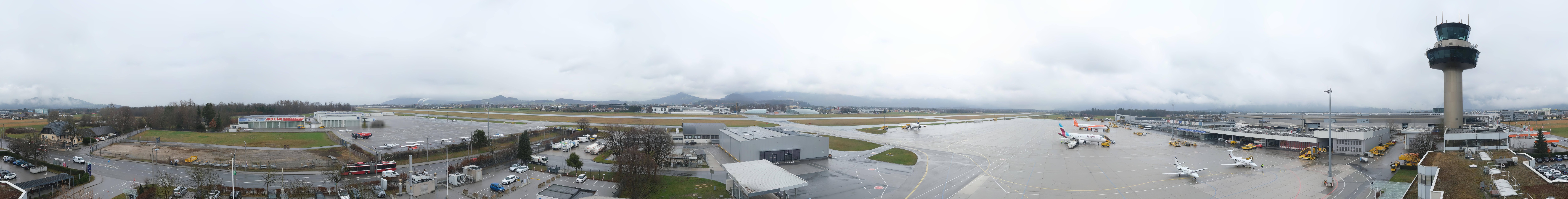 Archived image Webcam Salzburg Airport Panorama