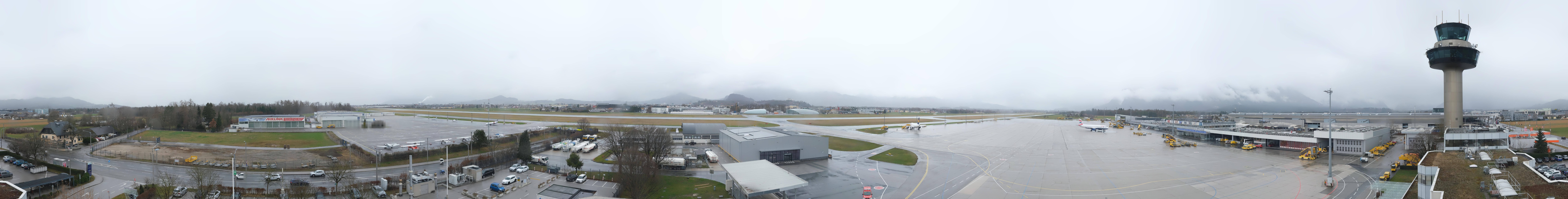Archived image Webcam Salzburg Airport Panorama