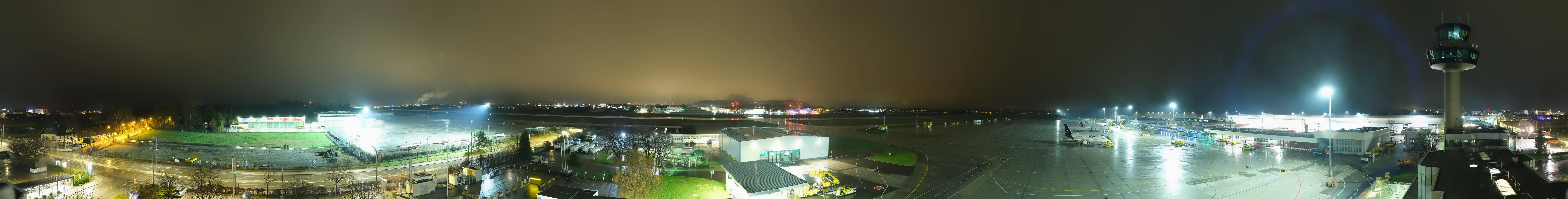 Archiv Foto Webcam Flughafen Salzburg