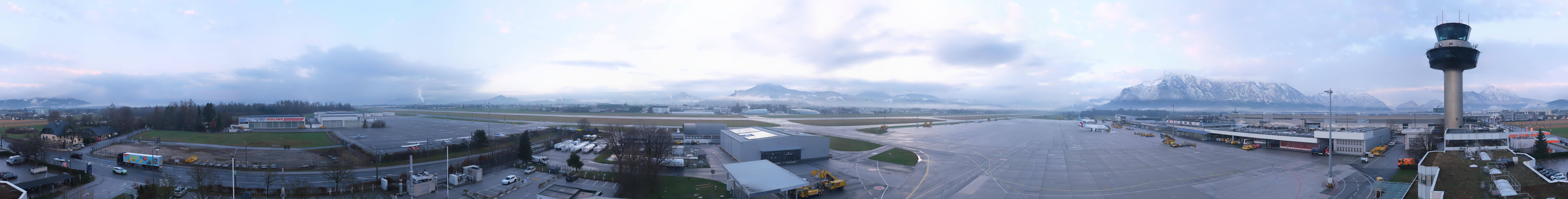 Archiv Foto Webcam Flughafen Salzburg