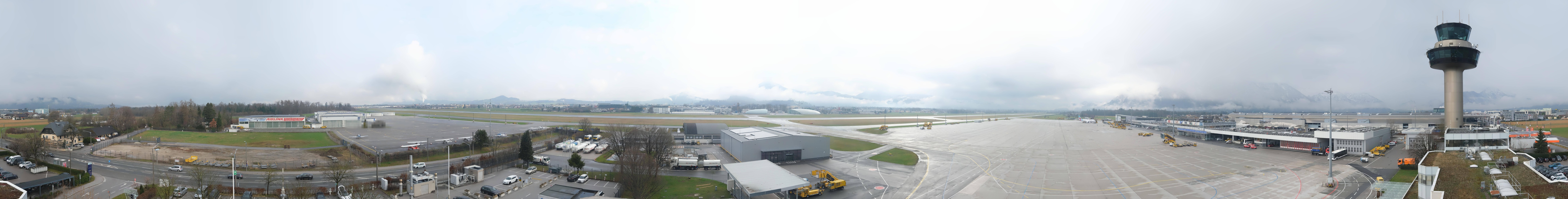 Archiv Foto Webcam Flughafen Salzburg