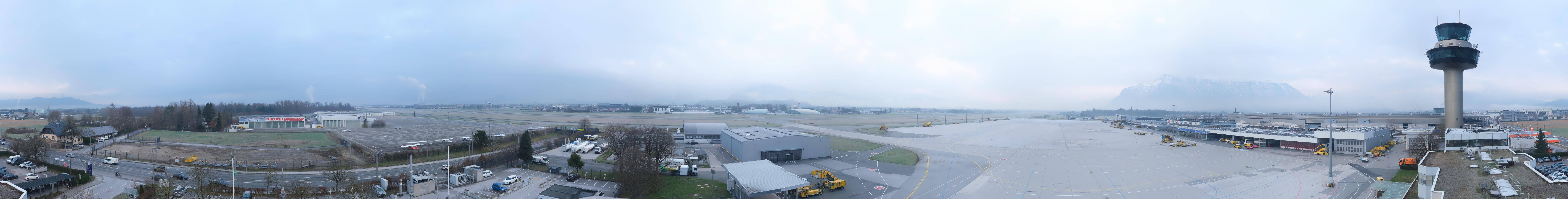 Archived image Webcam Salzburg Airport Panorama