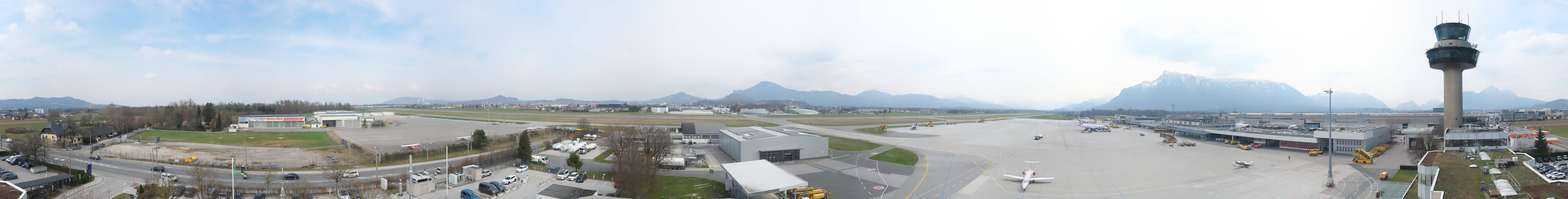 Archiv Foto Webcam Flughafen Salzburg
