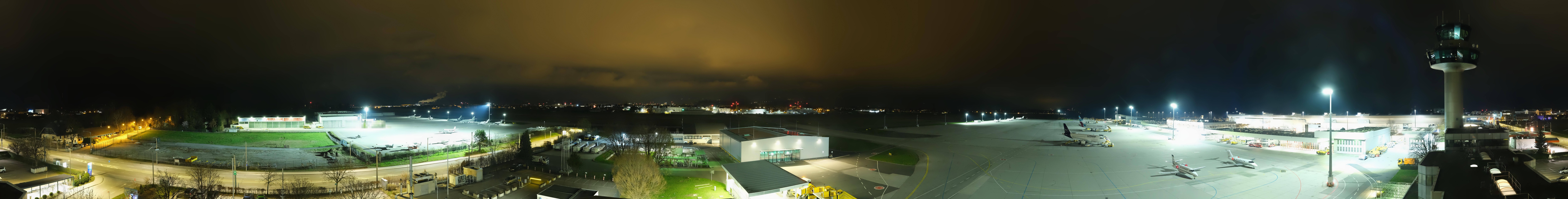 Archiv Foto Webcam Flughafen Salzburg