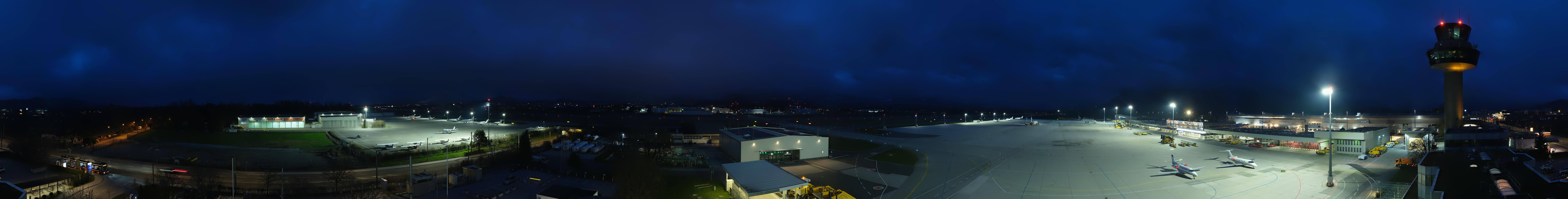 Archiv Foto Webcam Flughafen Salzburg