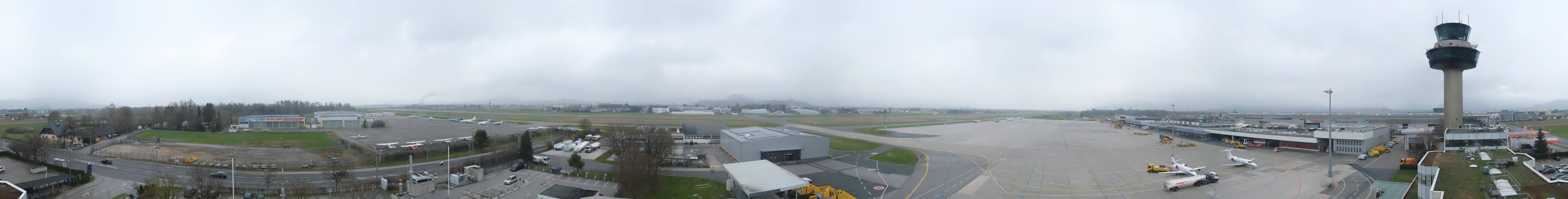 Archiv Foto Webcam Flughafen Salzburg