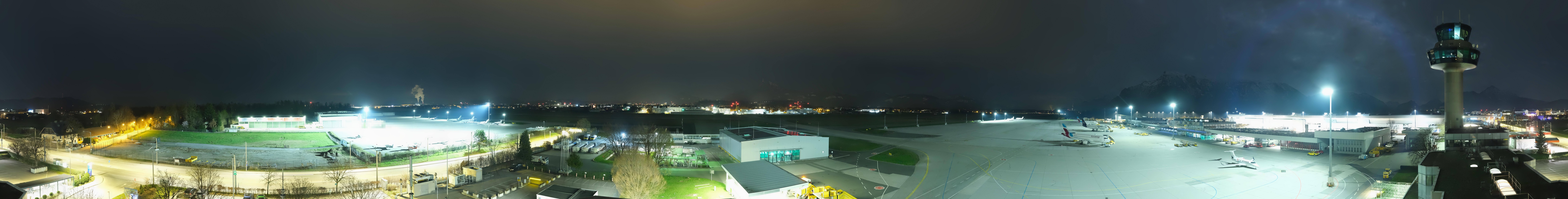 Archiv Foto Webcam Flughafen Salzburg